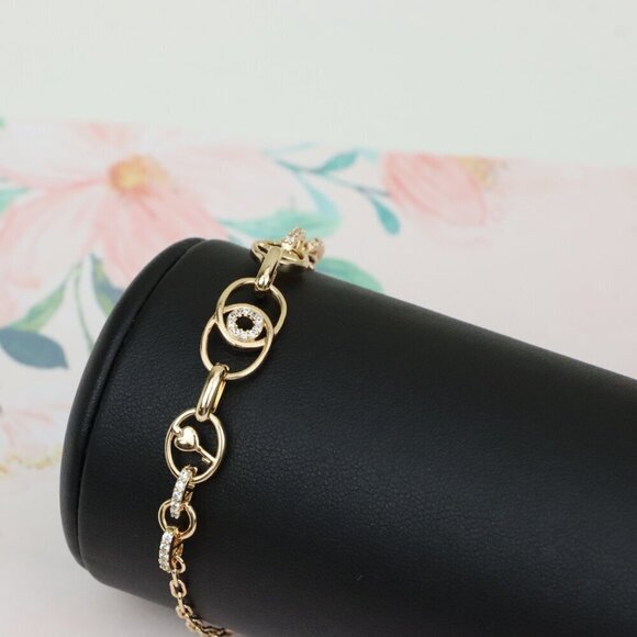 Elegant Rose Gold Bracelet with Heart and CZ Accents for Women, XPBL0628 - Picture 11 of 12